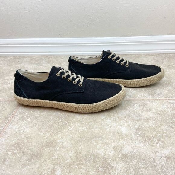 Original Penguin Espy Lace-Up Black Espadrilles Sneakers - Picture 2 of 6